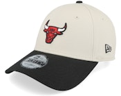 Chicago Bulls Colour Block 9FORTY Stone/Black Adjustable