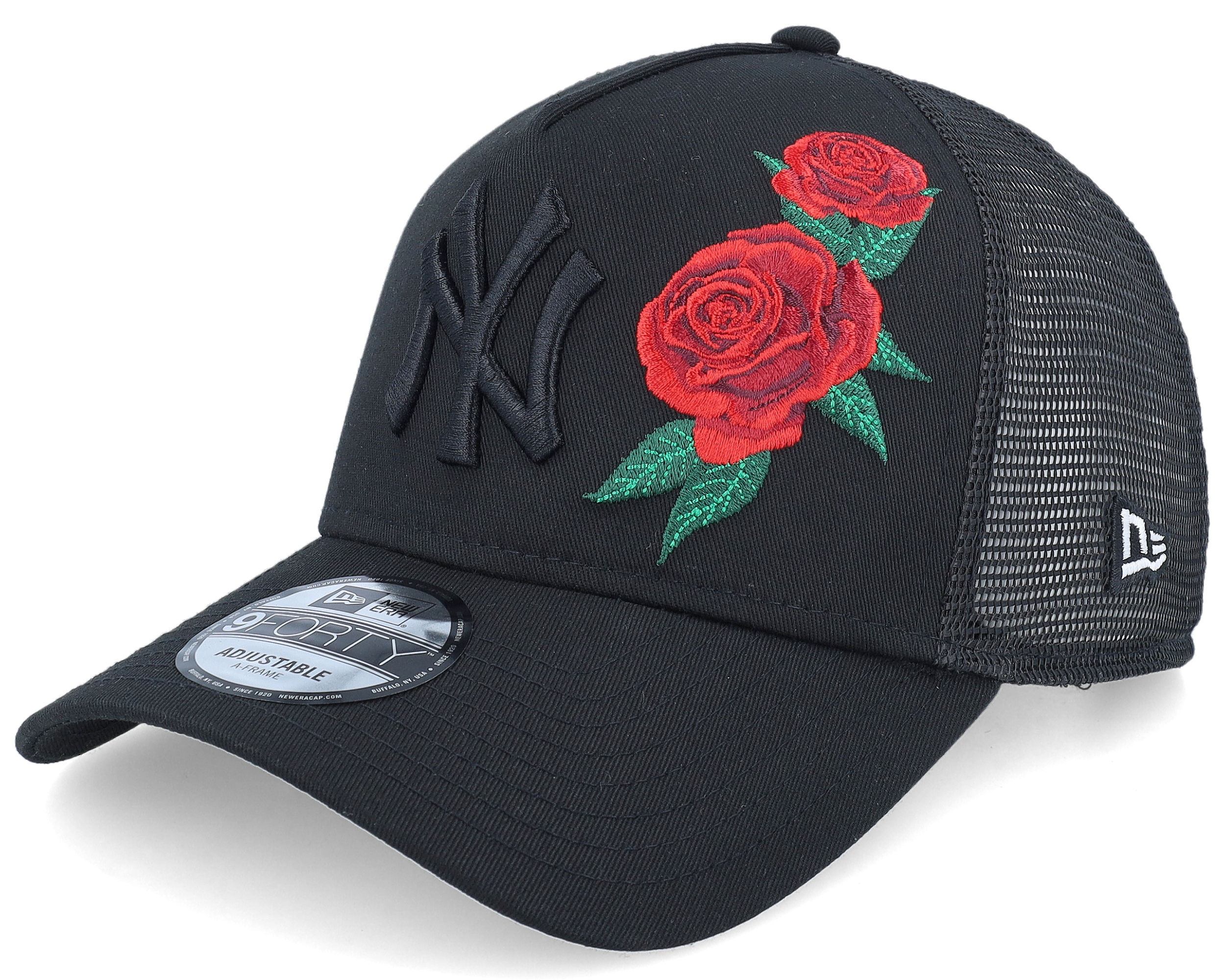 【海外限定】New Era 9FORTY A-frame New York Yankees Rose Hatstore Exclusive x New York Yankees Rose 9FORTY Black A
