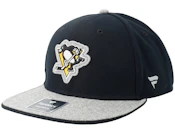 Pittsburgh Penguins Loden Flat Brim Black/Gray Snapback