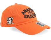 Anaheim Ducks Archer Un Adj Classic Orange Dad Cap
