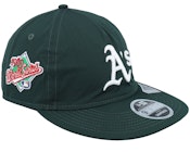 Oakland Athletics 9FIFTY Rc Nylon Green Unconstructed A-frame Snapback