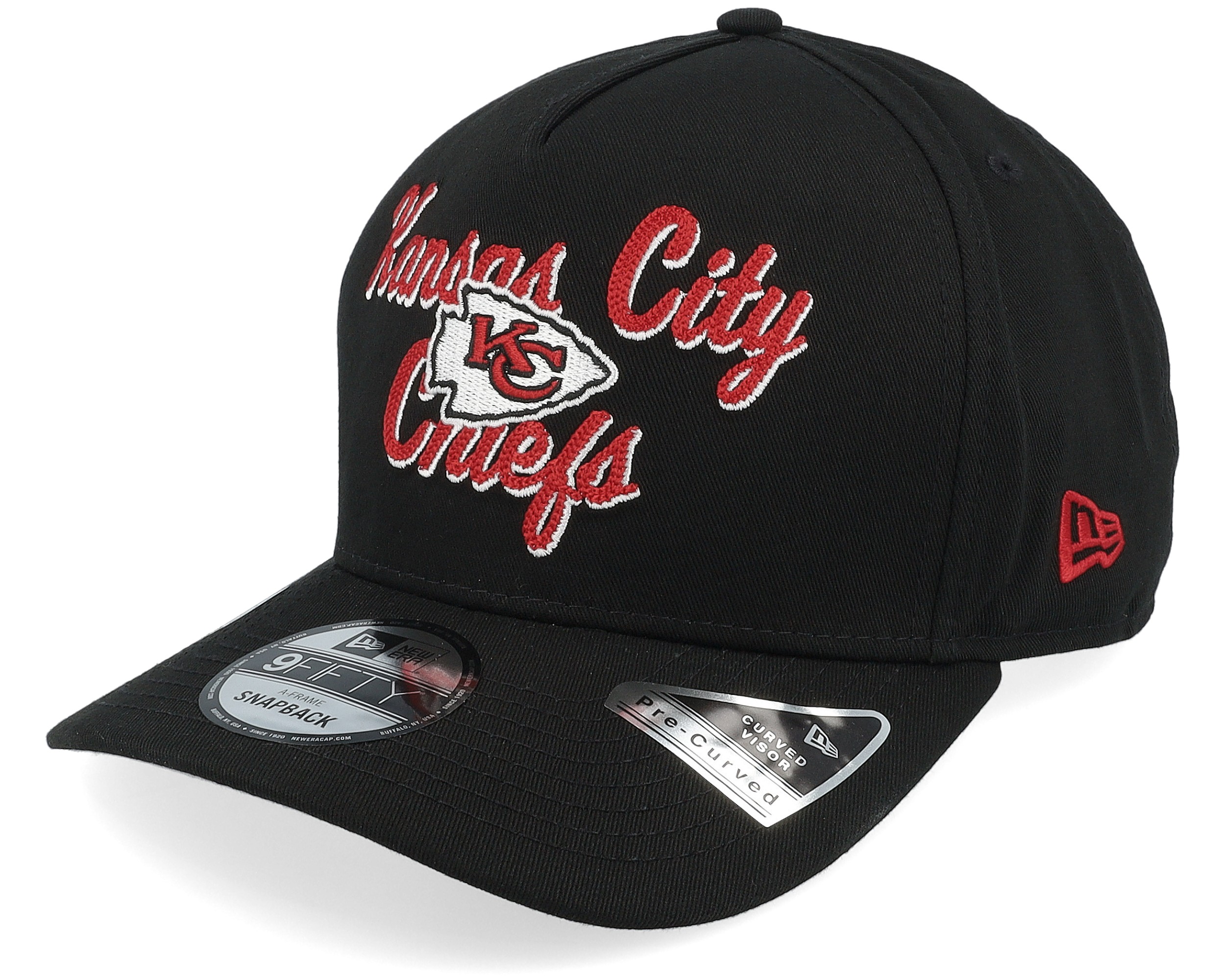 キャップ NFL Kansas City Chiefs parka & cap Kansas City Chiefs New Era 2025 Sideline 9SEVENTY Trucker Cap