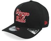 Chicago Bulls 9FIFTY Neon Black A-Frame Adjustable