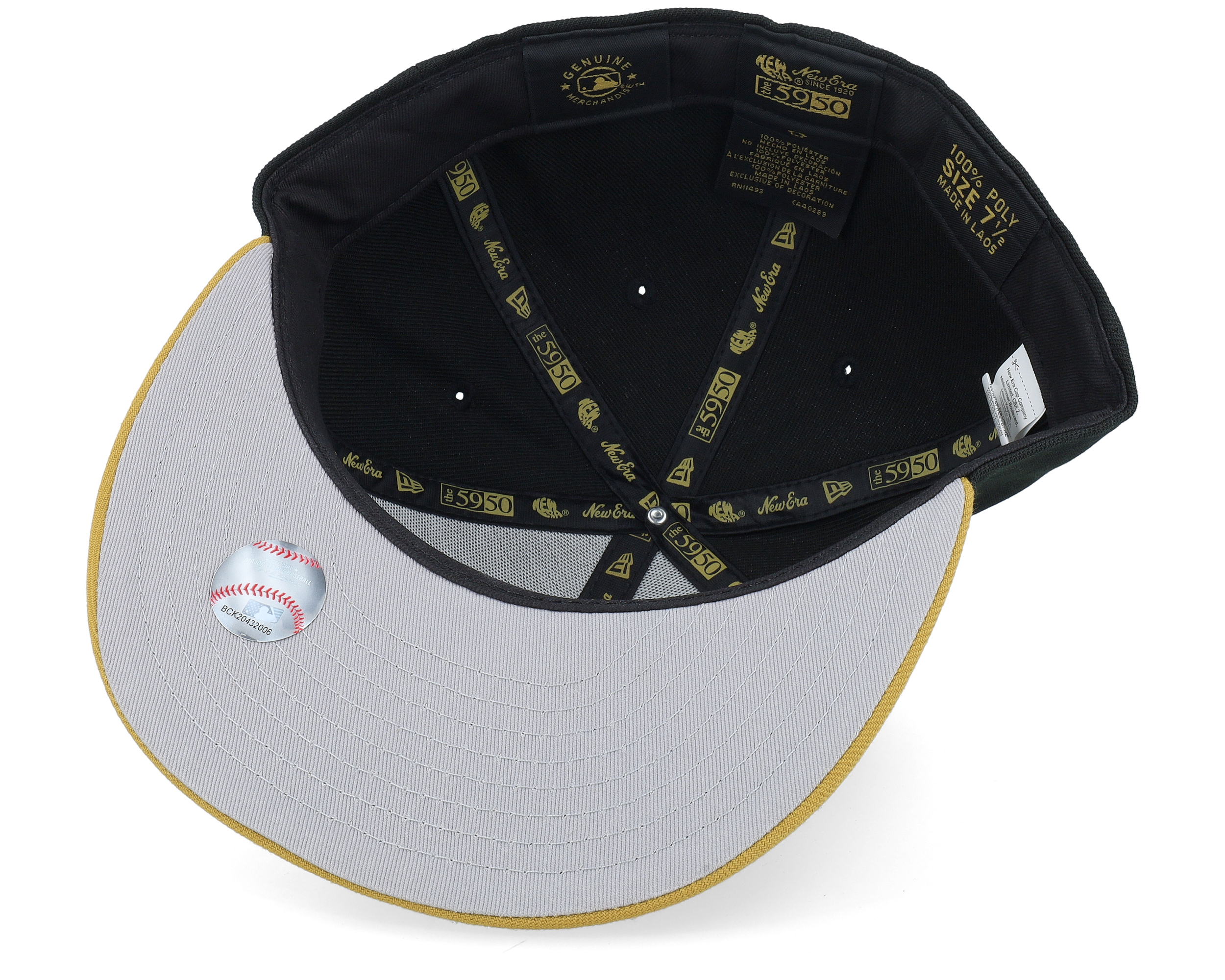 Atlanta Braves 59FIFTY Day Black/Gold Yellow Fitted