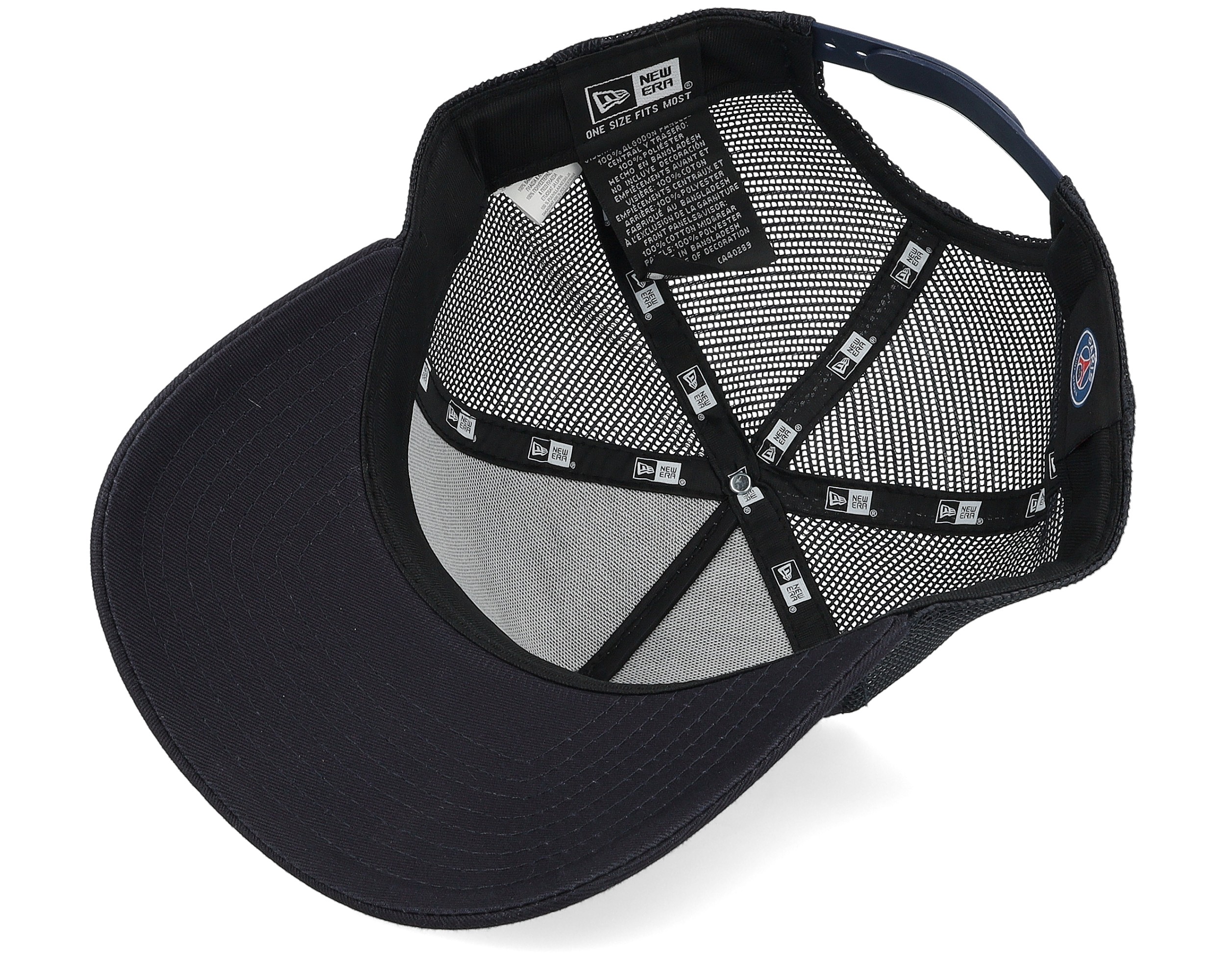 ■New Era■ Paris Saint-Germain FC Floris A-Frame Trucker Ba Paris Saint-Germain Rose 9FORTY A-Frame Trucker Hat – New
