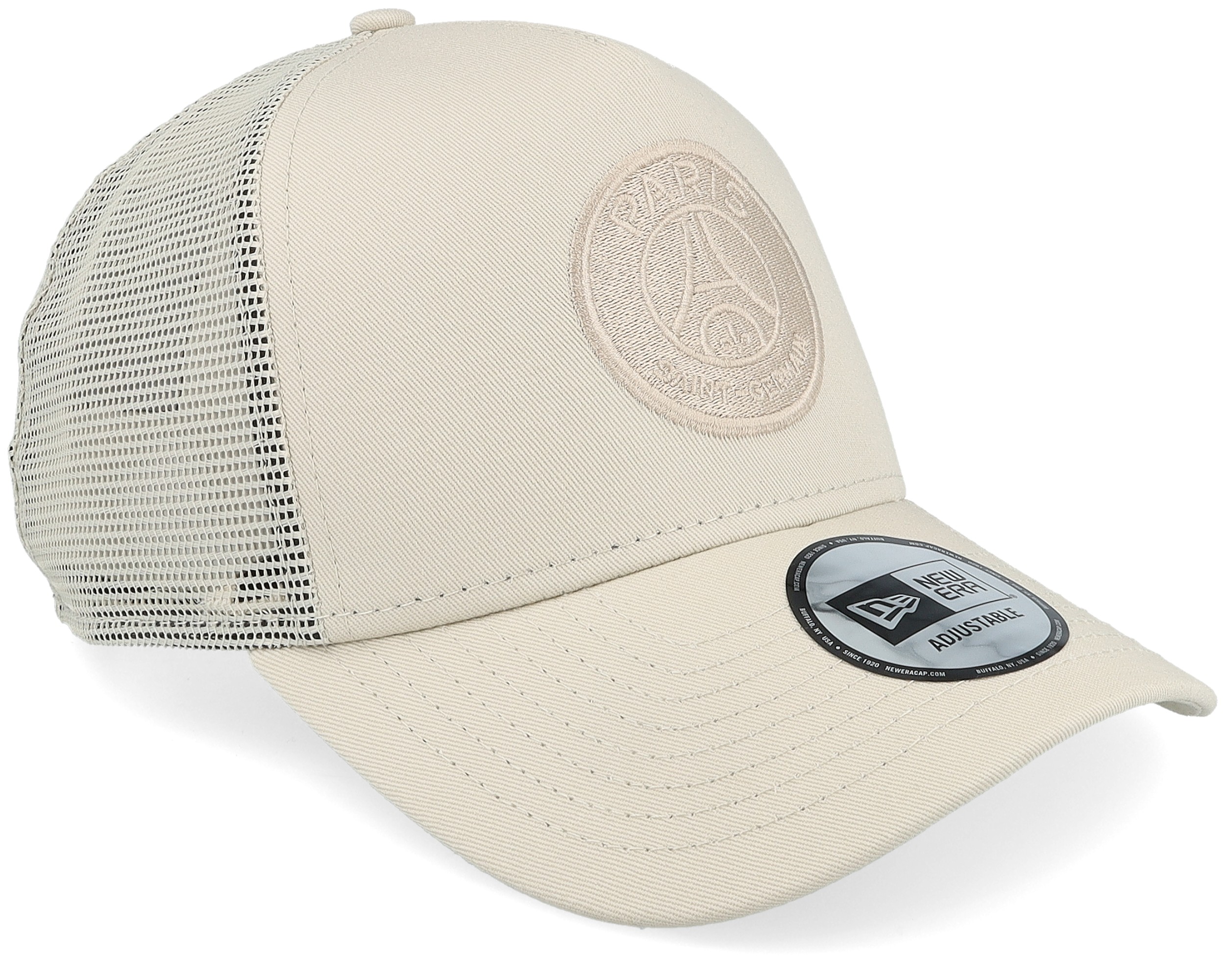 ■New Era■ Paris Saint-Germain FC Floris A-Frame Trucker Ba Paris Saint-Germain Rose 9FORTY A-Frame Trucker Hat – New