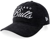 Chicago Bulls Team Script 19TWENTY Golfer Velvet Black A-frame