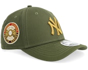 New York Yankees World Series Patch 9FORTY M-Crown Olive Adjustable