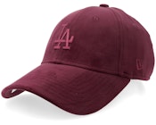 Los Angeles Dodgers Womens Velour 9FORTY Maroon Adjustable