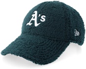 Oakland Athletics Winter Borg 9FORTY Dark Green/White Adjustable