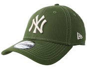 New York Yankees League Essential 9FORTY Green Adjustable