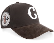 Chicago Cubs Cooperstown 08 World Series Corduroy 9TWENTY Brown A-frame Adjustable