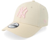 Kids New York Yankees League Essential 9FORTY Stone/Light Pink Adjustable