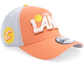 Cleveland Cavaliers NBA City Edition 9FORTY Orange A-frame Trucker