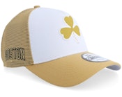 Boston Celtics NBA Ce 9FORTY White/Beige Trucker