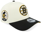 Boston Bruins 9FORTY 50th Anniversary Chrome/Black A-Frame Adjustable
