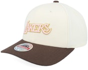 Los Angeles Lakers Blush Sand Classic Red Cream/Brown Adjustable