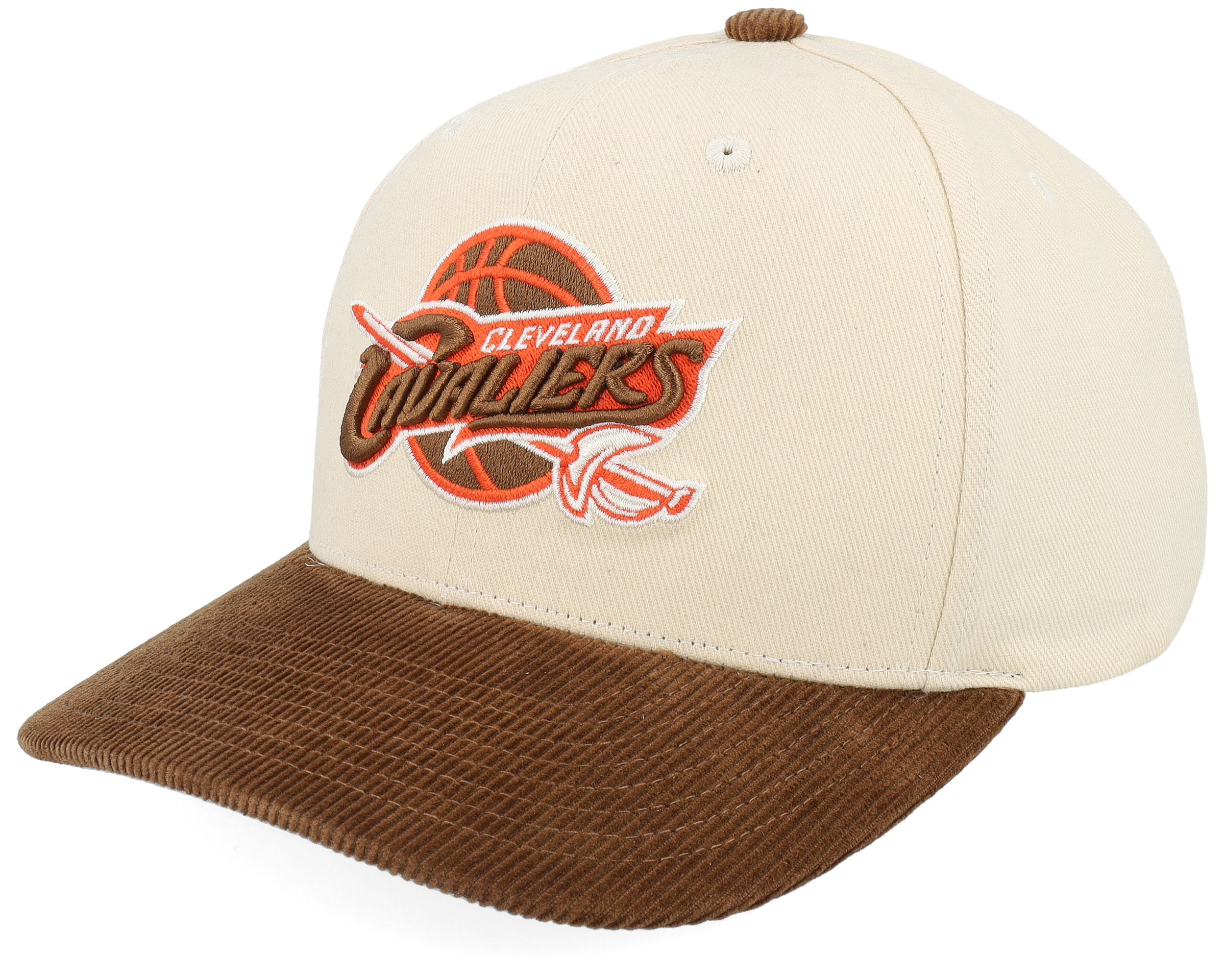 Cleveland Cavaliers Tawny Pro Crown Cream/Brown A-Frame Adjustable | Hatstore.co.uk