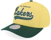 Los Angeles Lakers Harvest Gold Pro Crown Gold/Green A-Frame Adjustable