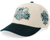 Charlotte Hornets Fall Corduroy Pro Off White/Green Adjustable