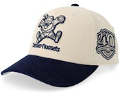 Denver Nuggets Fall Corduroy Pro Off White/Navy Adjustable