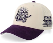 Toronto Raptors Fall Corduroy Pro Off White/Purple Adjustable