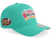 San Antonio Spurs Double Clutch Pro Cap Hwc Teal A-Frame Adjustable