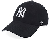 New York Yankees MLB Suede 47 Clean Up Black Dad Cap