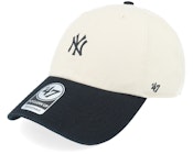 New York Yankees Base Runner TT Clean Up Natural/Black Dad Cap