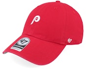 Philadelphia Phillies Base Runner Clean Up Red Dad Cap