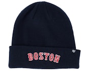 Boston Red Sox Script Cuff Knit Navy