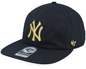 New York Yankees MLB Metallic 47 Tain Rl Cp Black Snapback