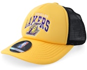 Kids Los Angeles Lakers NBA Amarillo Yellow/Black Trucker