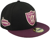 Las Vegas Raiders 59FIFTY Black/Plum Fitted