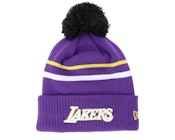 Los Angeles Lakers NBA Statement Knit Purple Pom