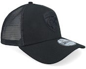 Hatstore Exclusive x Florida Panthers 9FORTY Black A-frame Trucker