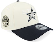 Dallas Stars 9FORTY Chrome/Navy A-Frame Adjustable