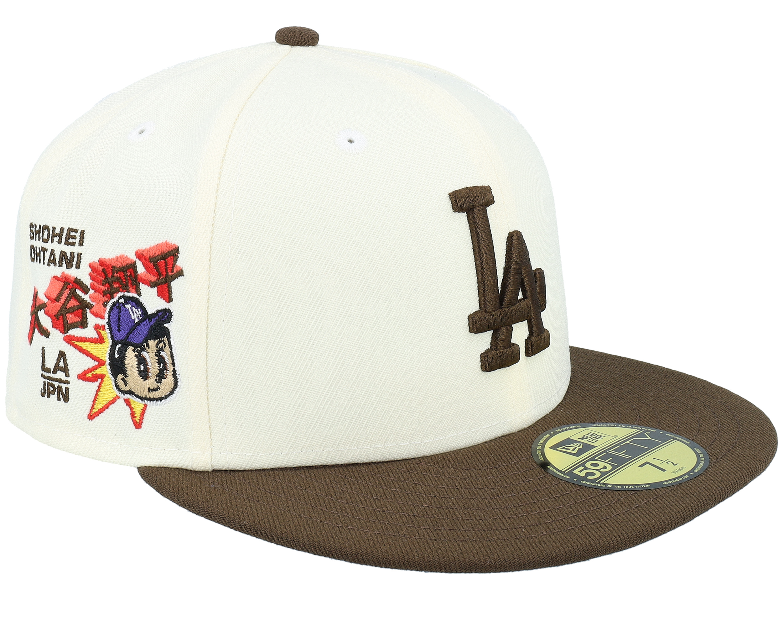 Los Angeles Dodgers Shohei Ohtani 59FIFTY Chrome/Walnut Fitted