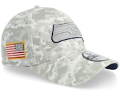 Seattle Seahawks 39THIRTY NFL Salute To Service Camo Fitted