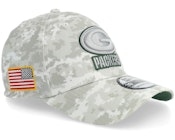 Green Bay Packers NFL 39THIRTY Salute To Service Camo Fitted