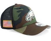 Philadelphia Eagles 9SEVENTY NFL Salute To Service Camo Trucker