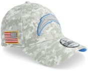 Los Angeles Chargers 39THIRTY NFL Salute To Service Camo Fitted