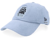 RB F1 26 Women Cord Sky Blue Open Back Dad Cap