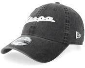 Vespa 9TWENTY Washed Black Dad Cap