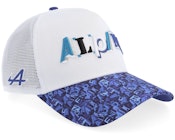 Alpine F1 26 All Over Print Visor Stine/Navy A-Frame Trucker