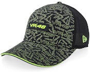 VR46 All Over Print 9SEVENTY Ss Black A-frame Trucker