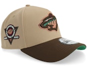 Hatstore Exclusive x Minnesota Wild 9FORTY Camel/Brown A-Frame Adjustable