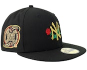 Hatstore Exclusive x New York Yankees 59FIFTY Subway Series Black Fitted