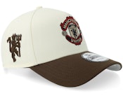 Hatstore Exclusive x Manchester United 9FORTY Chrome/Brown A-Frame-Adjustable