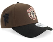 Hatstore Exclusive x Manchester United 9FORTY Brown/Black A-frame Adjustable